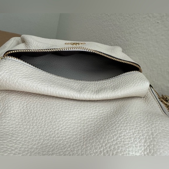 Coach Court Ivory Pebbled Leather Mini Backpack. - Picture 9 of 9